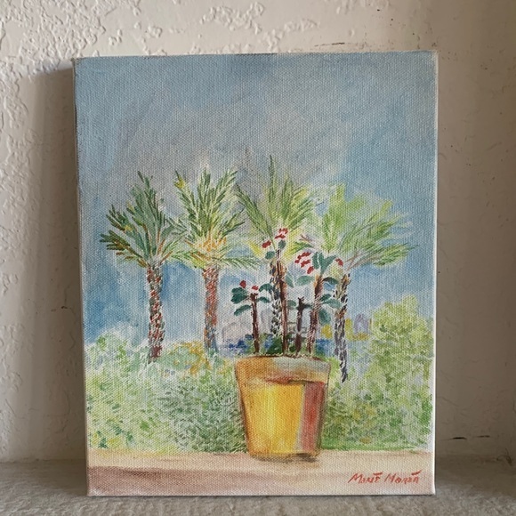Oil Painting small format Signed California View